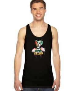 Harley Quinn Super Villain Dripping Tank Top