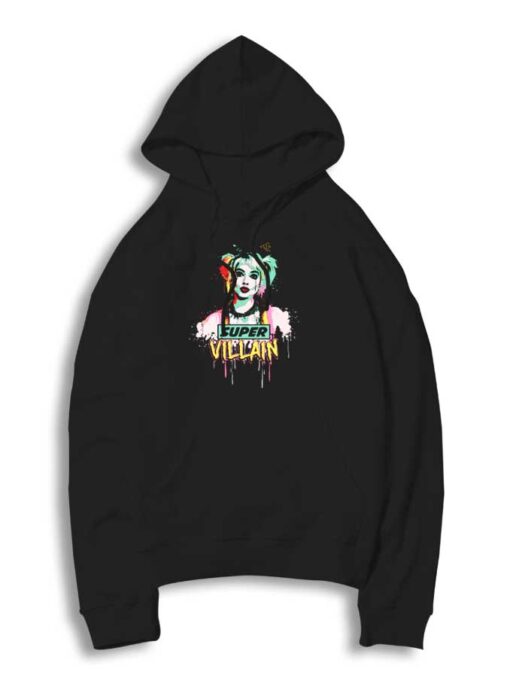 Harley Quinn Super Villain Dripping Hoodie