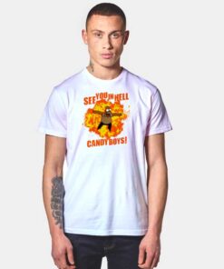 Homer Simpsons See You In Hell Candy Boys T Shirt