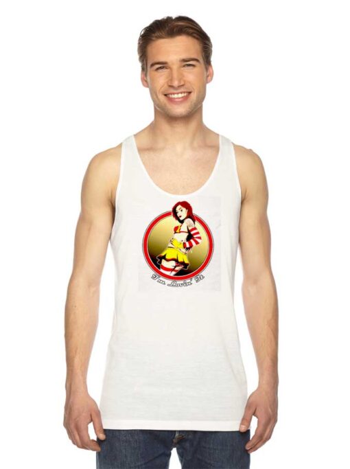 I'm Loving It McDonalds Women Ronald Tank Top