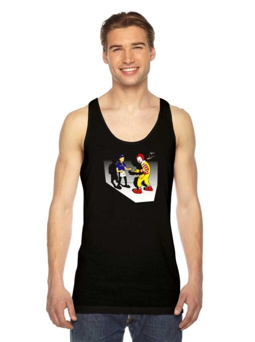 Infraganti McDonalds Illegal Transaction Tank Top