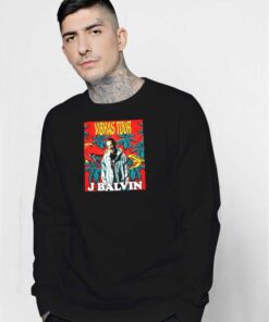 J Balvin Vibras Tour Dinosaur World Sweatshirt