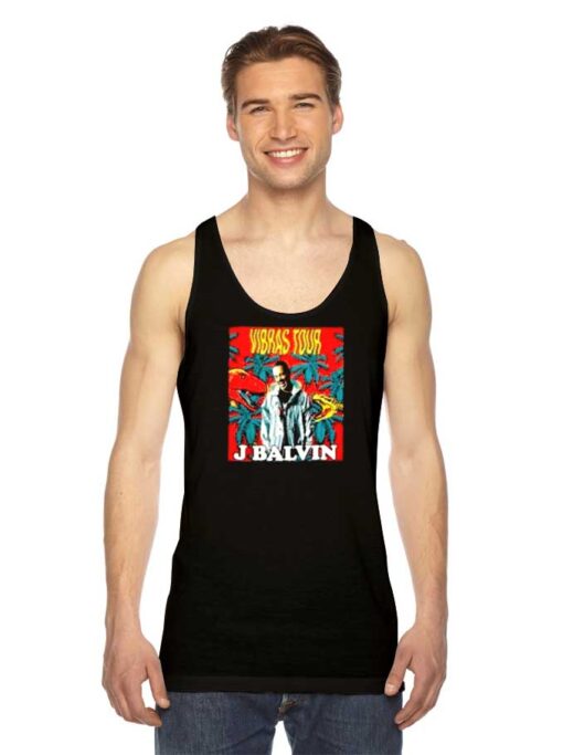 J Balvin Vibras Tour Dinosaur World Tank Top