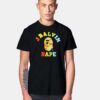 J Balvin x Bape Ape Colorful Logo T Shirt