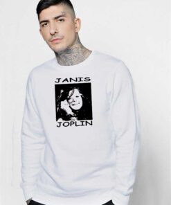 Janis Joplin American Glasses Singer Sweatshirt