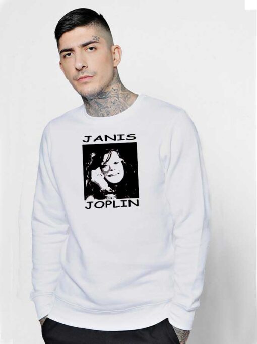 Janis Joplin American Glasses Singer Sweatshirt