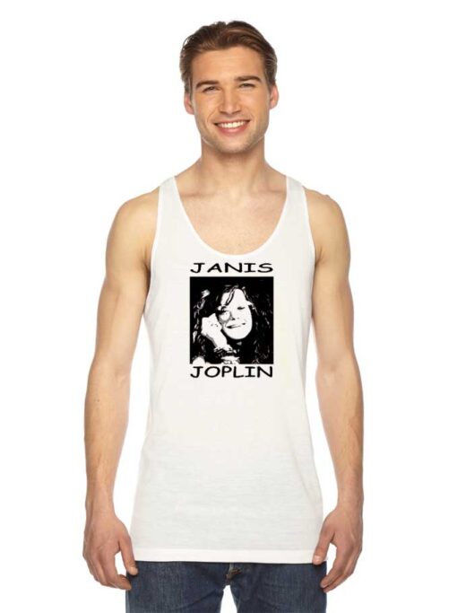 Janis Joplin American Glasses Singer Tank Top