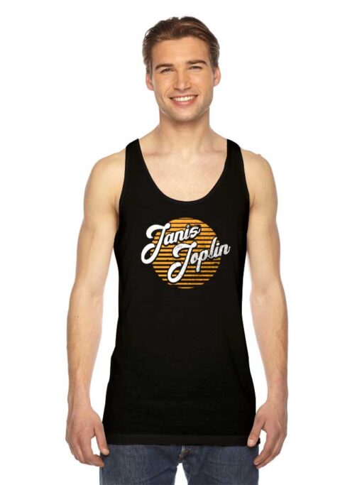 Janis Joplin Ladies Vintage Circle Tank Top