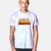 Japanese Anime Hentai Flames Logo T Shirt