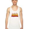 Japanese Anime Hentai Flames Logo Tank Top