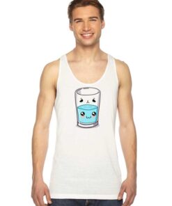 Kawaii Bipolar Glass Of Water Tank Top