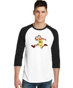 Killer Ronald Loving It McDonalds Raglan Tee