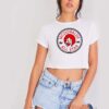 McDonalds All Star Converse Est 1955 Logo Crop Top Shirt