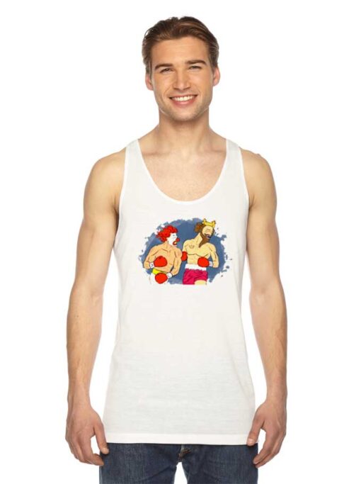 McDonalds vs Burger King Boxing Match Tank Top