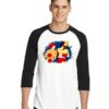 McDonalds vs Burger King Boxing Match Raglan Tee