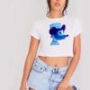 Mickey Mouse Bandit Mask Bart Simpson Crop Top Shirt