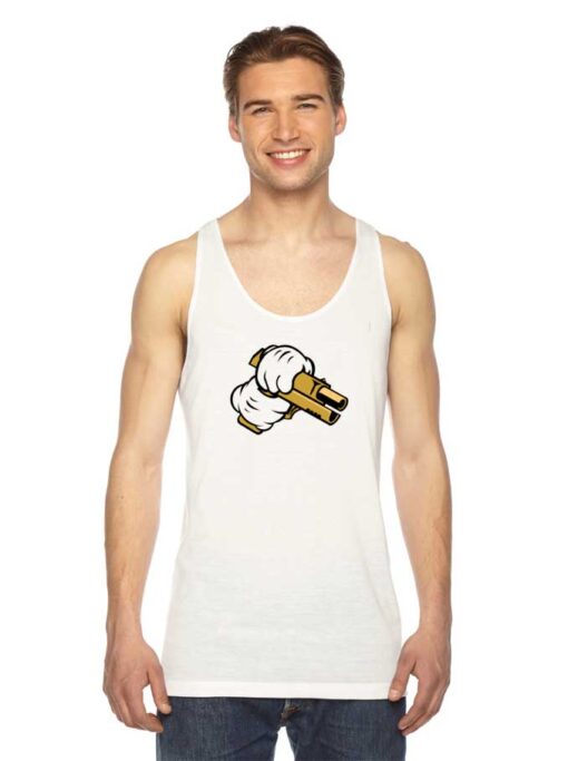 Mickey Mouse Cock A Handgun Tank Top