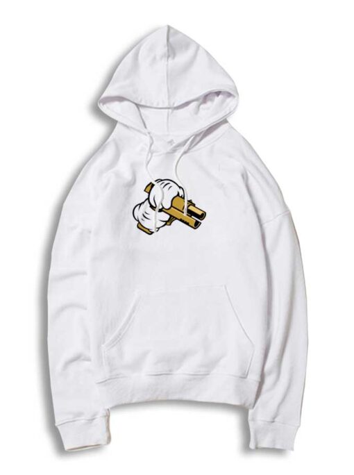 Mickey Mouse Cock A Handgun Hoodie