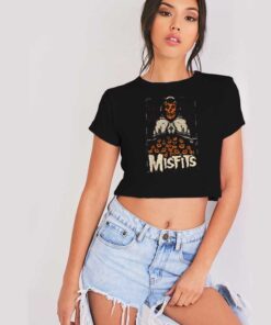 Misfits I Remember Halloween Vintage Crop Top Shirt