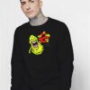 Monster Slimer Ghostbusters Logo Sweatshirt