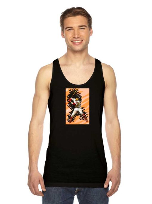 Mookie Betts Art Batting Photo Tank Top