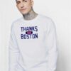 Mookie Betts Thanks Boston 50 Sweatshirt