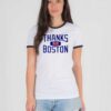 Mookie Betts Thanks Boston 50 Ringer Tee