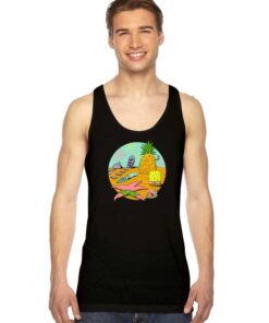 Nautical Nonsense Sea Life Spongebob Tank Top