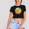 Nautical Nonsense Sea Life Spongebob Crop Top Shirt