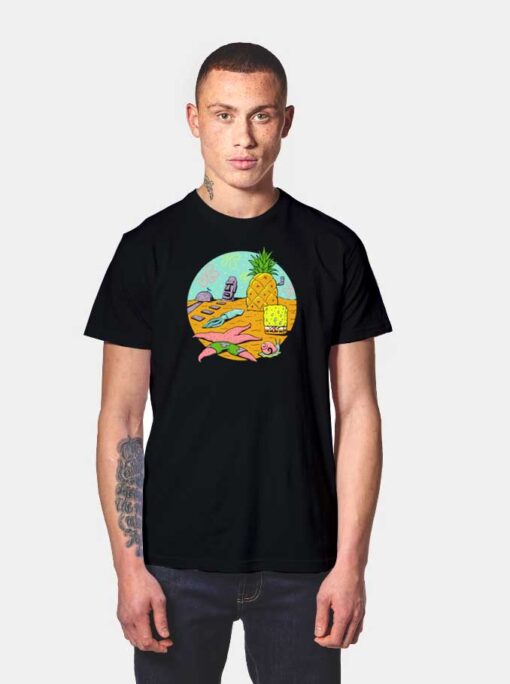 Nautical Nonsense Sea Life Spongebob T Shirt