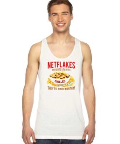 Netflakes Movie And TV Chilled Netflix Tank Top