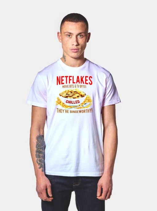 Netflakes Movie And TV Chilled Netflix T Shirt