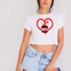 Netflix & Nutella Chilled It Love Crop Top Shirt