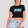 Not Sorry Just Kawaii Quote Crop Top Shirt