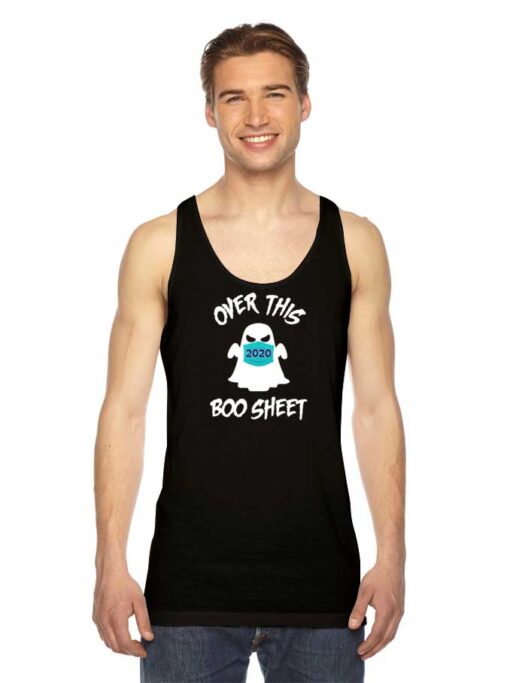 Over This 2020 Boo Sheet Halloween Tank Top