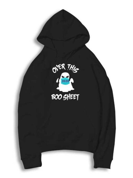 Over This 2020 Boo Sheet Halloween Hoodie