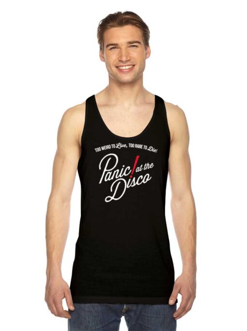 Panic At The Disco Logo Cover Tank Top