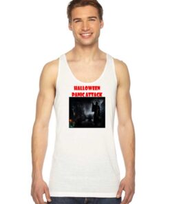 Panic Attack Is Halloween Logo Tank Top