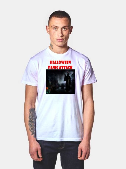 Panic Attack Is Halloween Logo T Shirt