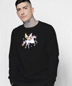 Rainbow Unicorn One Of a Kind Magical Animal Sweatshirt