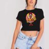 Ronald Wack Donalds Creepy Burger Crop Top Shirt