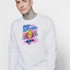 Simpsons Mr Sparkle Rising Sun Japanese Flag Sweatshirt