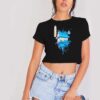 Space Donuts Store Cyberpunk Crop Top Shirt