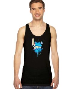 Space Donuts Store Cyberpunk Tank Top