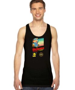 Super Adulting World Mario Parody Tank Top