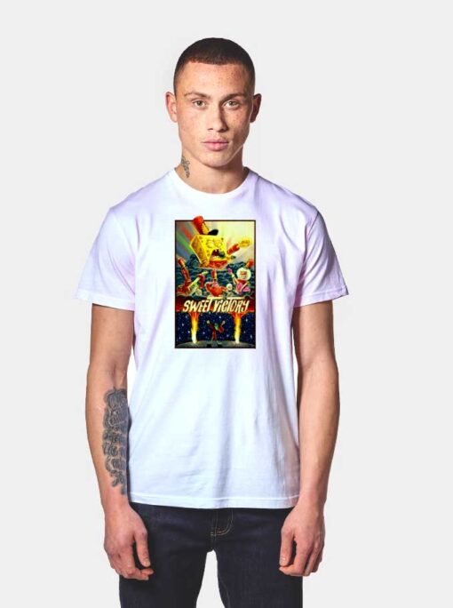 Sweet Victory Band Poster Spongebob T Shirt