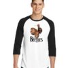 The Beetles Funny Black Guys Raglan Tee