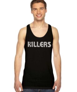 The Killers Band Pixels Logo Tank Top