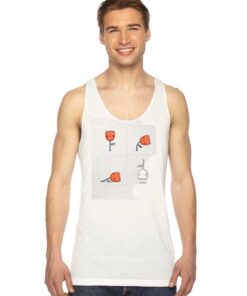 The Life Of Ghost Tulip Flower Halloween Tank Top