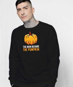 The Man Behind The Pumpkin Halloween Sweatshirt